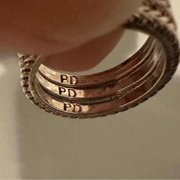 Premier Designs Stackable sterling silver set - Picture 5 of 5